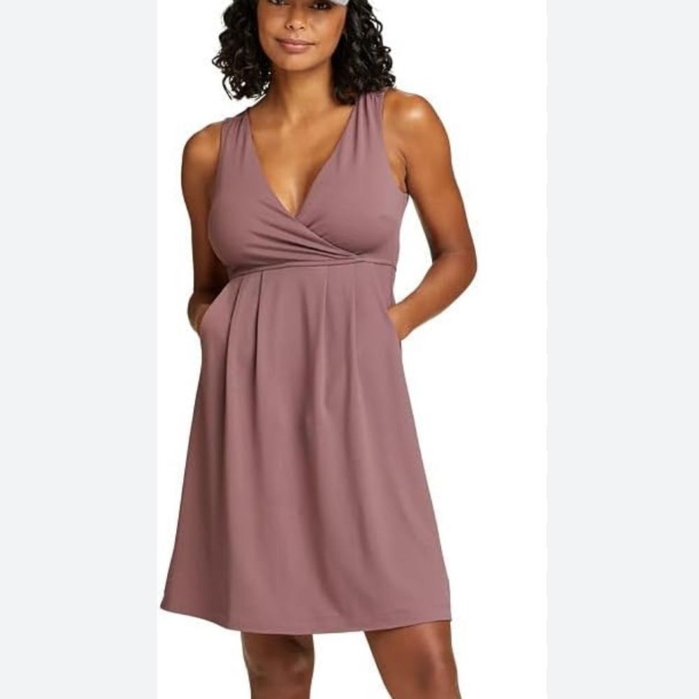 Eddie Bauer mauve cross front size extra large
